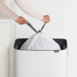 Brabantia Touch Bin 60 liter - Vit