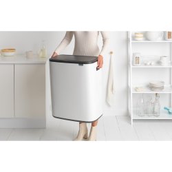Brabantia Touch Bin 60 liter - Vit