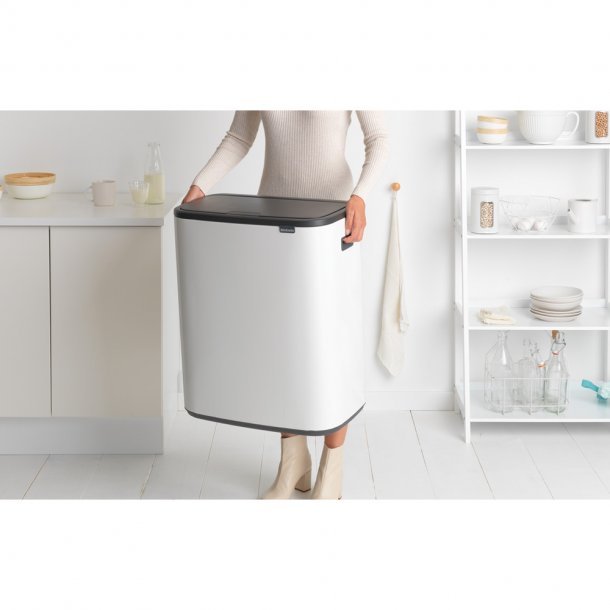 Brabantia Touch Bin 60 liter - Vit