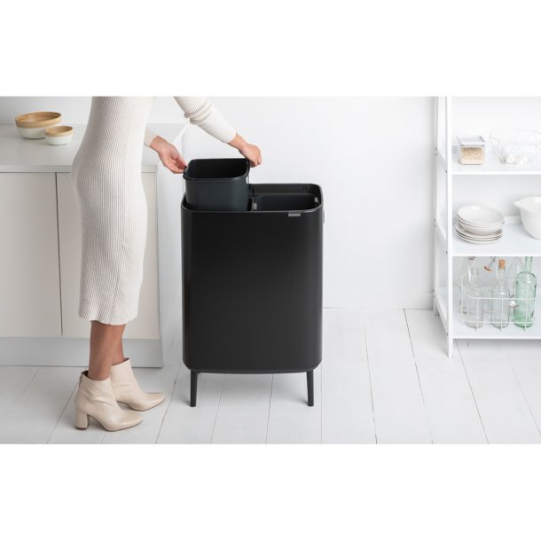 Brabantia Touch Bin Sorteringsaffaldsspand High 2 x 30 Liter - Mat Sort