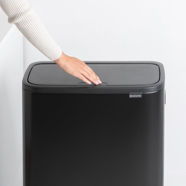 Brabantia Touch Bin Sorteringsaffaldsspand High 2 x 30 Liter - Mat Sort