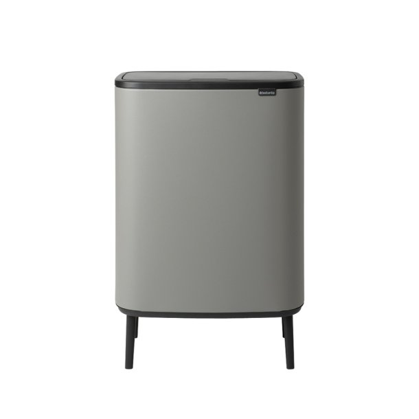 Brabantia Touch Bin Sorteringsaffaldsspand High 2 x 30 Liter - Mineral Concrete Grey