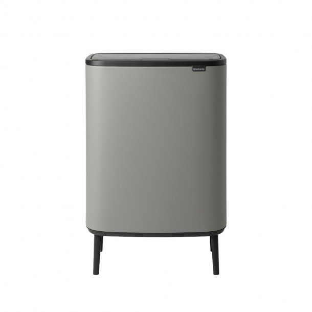 Brabantia Touch Bin High 2 x 30 Liter - Mineral Concrete Grey