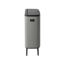 Brabantia Touch Bin Sorteringsaffaldsspand High 2 x 30 Liter - Mineral Concrete Grey