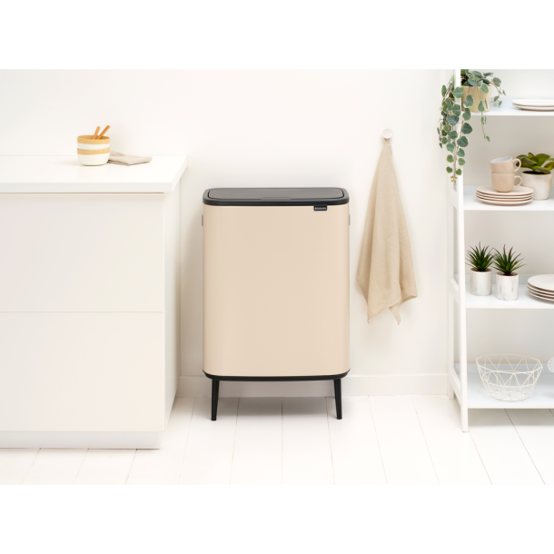 Brabantia Touch Bin High 2 x 30 Liter - Soft Beige