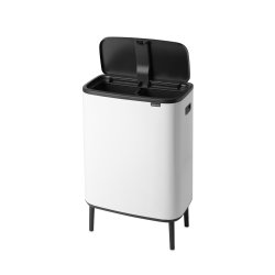 Brabantia Touch Bin Sorteringsaffaldsspand High 2 x 30 Liter - Hvid