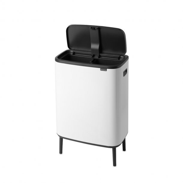 Brabantia Touch Bin Sorteringsaffaldsspand High 2 x 30 Liter - Hvid