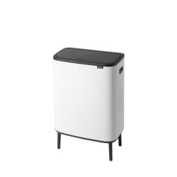 Brabantia Touch Bin Sorteringsaffaldsspand High 2 x 30 Liter - Hvid