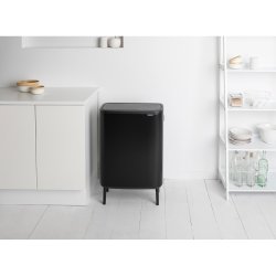 Brabantia Touch Bin Affaldsspand High 60 Liter - Mat Sort