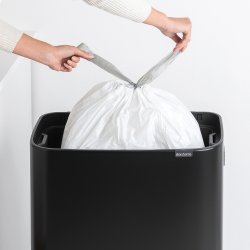 Brabantia Touch Bin Affaldsspand High 60 Liter - Mat Sort