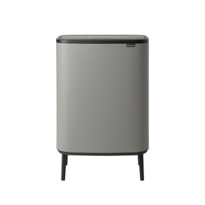 Brabantia Touch Bin Affaldsspand High 60 Liter - Mineral Concrete Grey