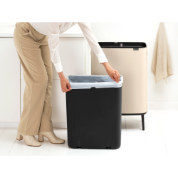 Brabantia Touch Bin High 60 Liter - Soft Beige