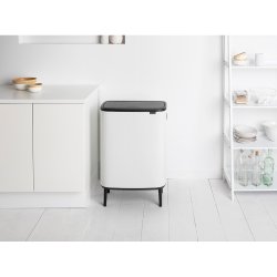 Brabantia Touch Bin Affaldsspand High 60 Liter - Hvid