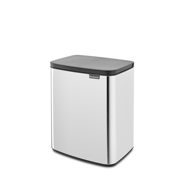Brabantia Bo Affaldsspand 12 Liter - Blank Stl