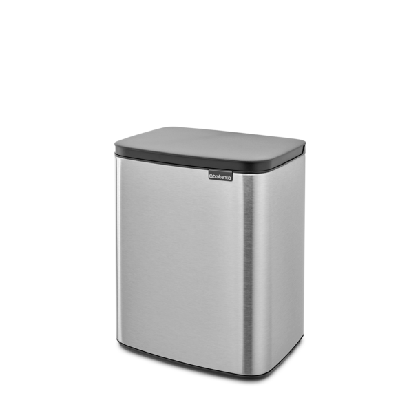 Brabantia Bo Affaldsspand 12 Liter - Matt Steel Fingerprint Proff