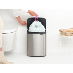 Brabantia Bo Affaldsspand 12 Liter - Matt Steel Fingerprint Proff