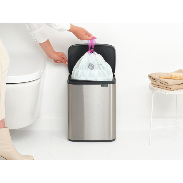 Brabantia Bo Affaldsspand 12 Liter - Matt Steel Fingerprint Proff