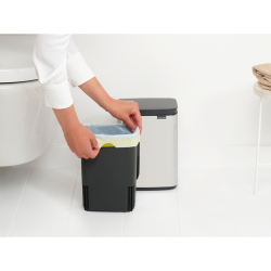 Brabantia Bo Affaldsspand 4 Liter -  Brilliant Steel