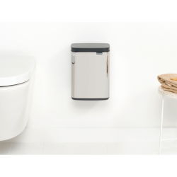 Brabantia Bo Affaldsspand 4 Liter -  Brilliant Steel