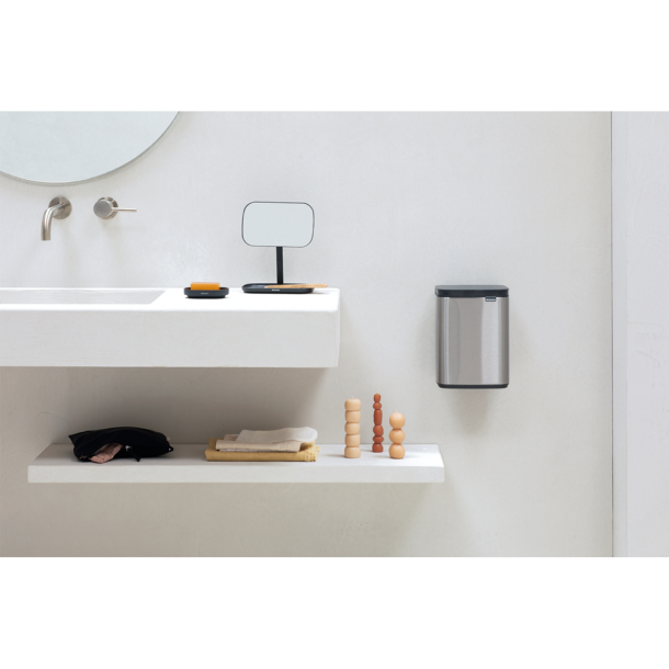 Brabantia Bo Affaldsspand 4 Liter - Matt Steel Fingerprint Proff