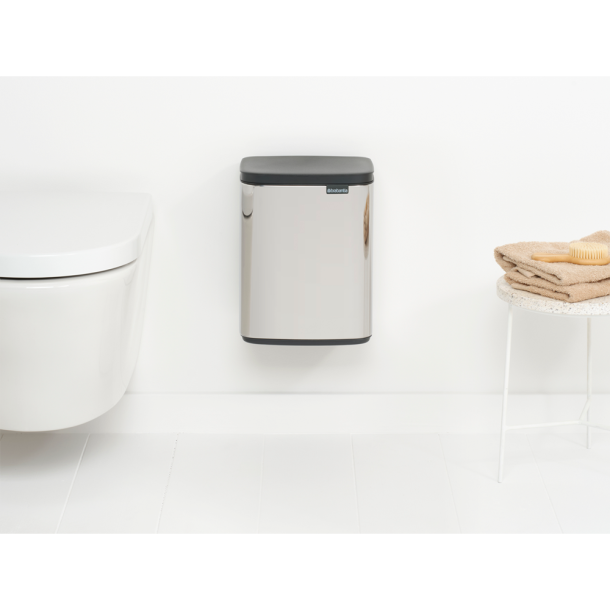 Brabantia Bo Affaldsspand 7 Liter - Blank Stl
