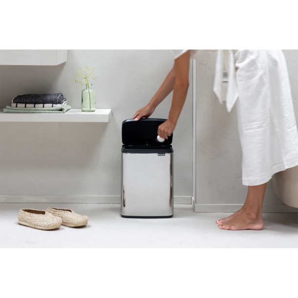Brabantia Bo Affaldsspand 7 Liter - Blank Stl