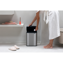 Brabantia Bo Affaldsspand 7 Liter - Matt Steel Fingerprint Proff