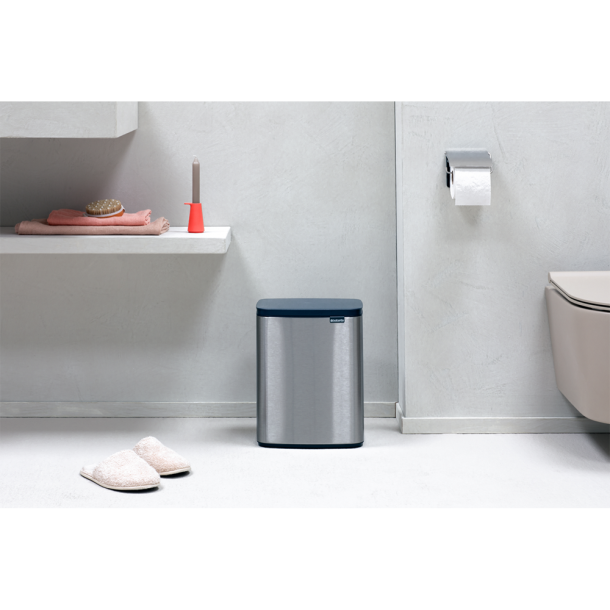 Brabantia Bo Affaldsspand 7 Liter - Matt Steel Fingerprint Proff