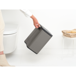 Brabantia Bo Affaldsspand 7 Liter - Platinum