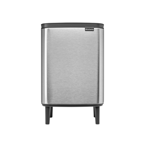 Brabantia Bo Affaldsspand Hi 12 Liter - Matt Steel Fingerprint Proff