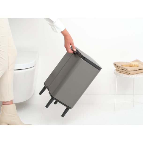 Brabantia Bo Affaldsspand Hi 12 Liter - Platinum