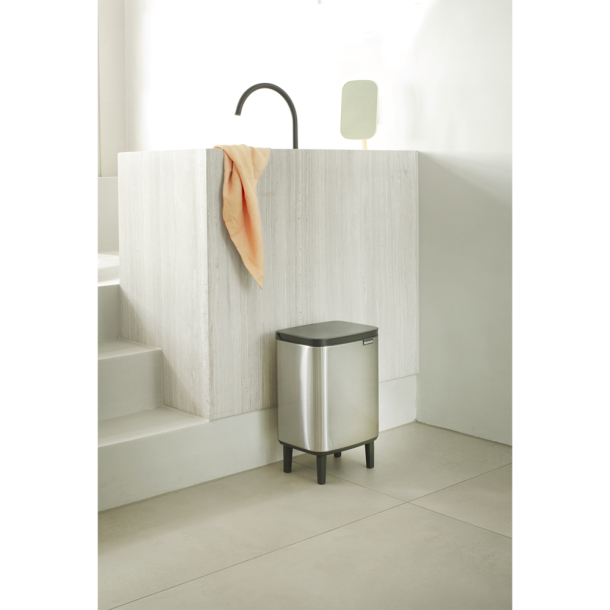 Brabantia Bo Affaldsspand Hi 7 Liter - Matt Steel Fingerprint Proff