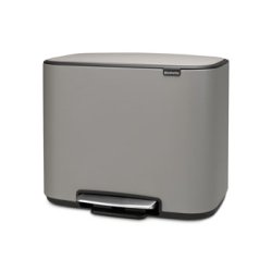 Brabantia Bo Pedalspand - Mineral Concrete Grey - 36 ltr.
