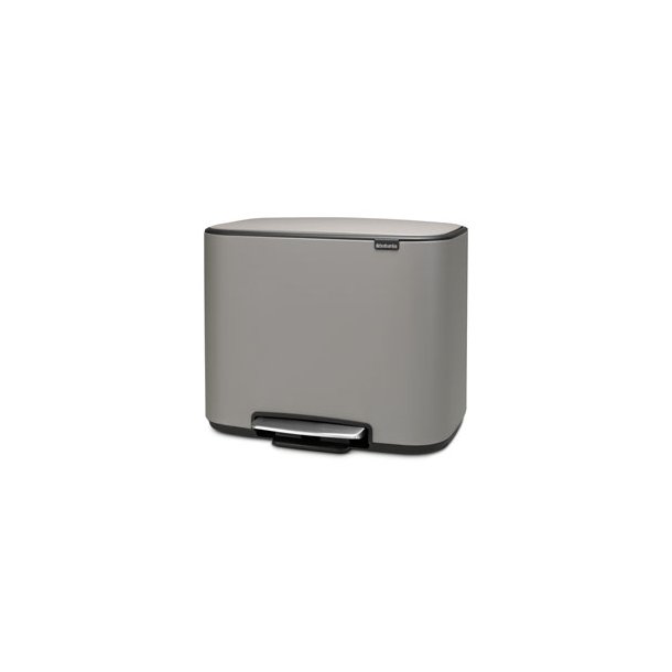 Brabantia Bo Pedalspand - Mineral Concrete Grey - 36 ltr.
