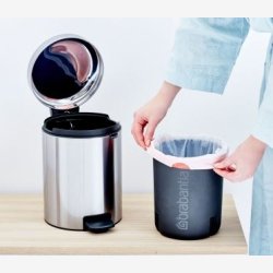 Brabantia Pedalspand newIcon 5 Liter Mat St�l