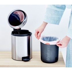 Brabantia Pedalspand newIcon 5 Liter Mat Stl