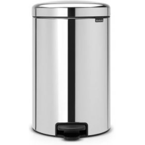 Brabantia Pedalspand newIcon 20 Liter Inderspand I Metal Blank Stl