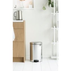 Brabantia Pedalspand newIcon 20 Liter Inderspand I Metal Blank Stl