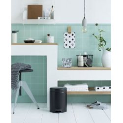Brabantia Pedalspand newIcon 5 Liter Mat Sort