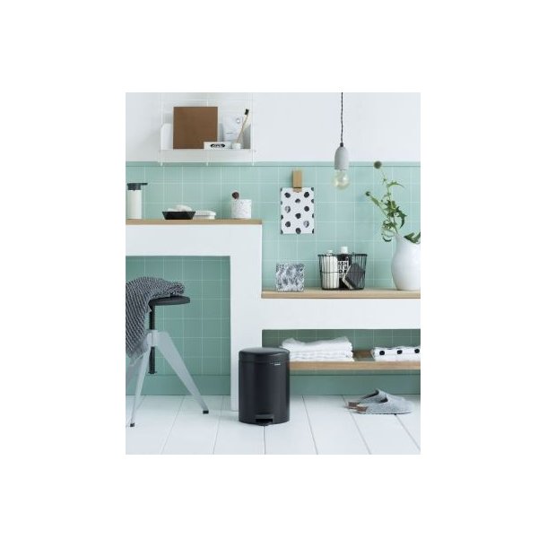 Brabantia Pedalspand newIcon 5 Liter Mat Sort