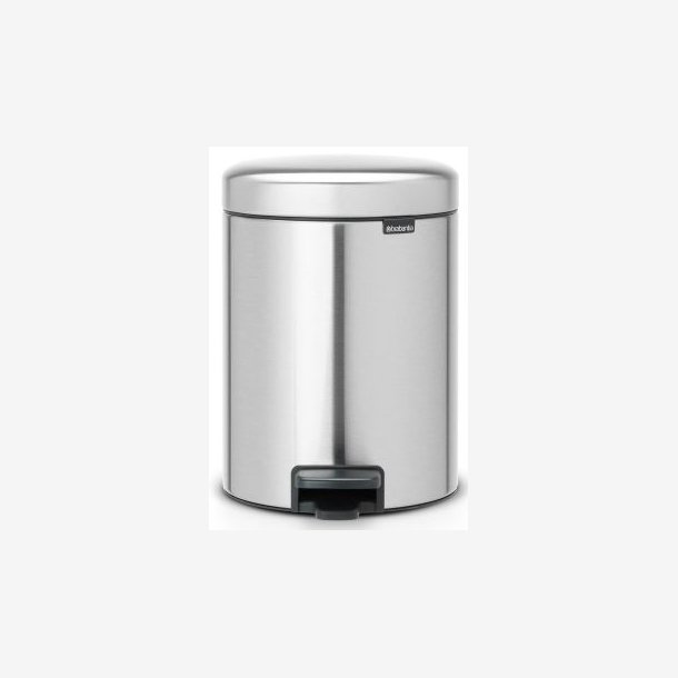 Brabantia Pedalspand newIcon 5 Liter Mat St�l Fingerprint Proof