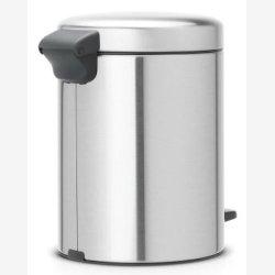 Brabantia Pedalspand newIcon 5 Liter Mat St�l Fingerprint Proof