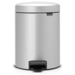 Brabantia Pedalspand newIcon 5 Liter Metallic Gr