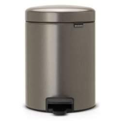 Brabantia Pedalspand newIcon 5 Liter Platinum