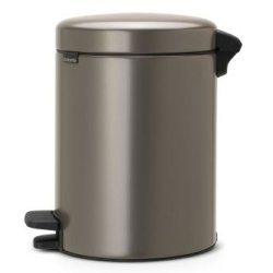 Brabantia Pedalspand newIcon 5 Liter Platinum