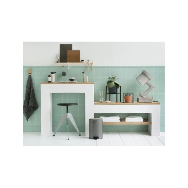 Brabantia Pedalspand newIcon 5 Liter Platinum