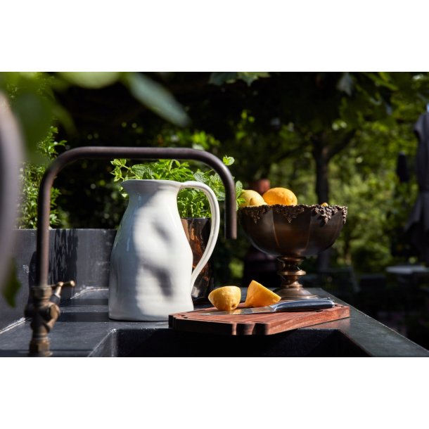 Dutchdeluxes keramisk kanna 24 cm - vit