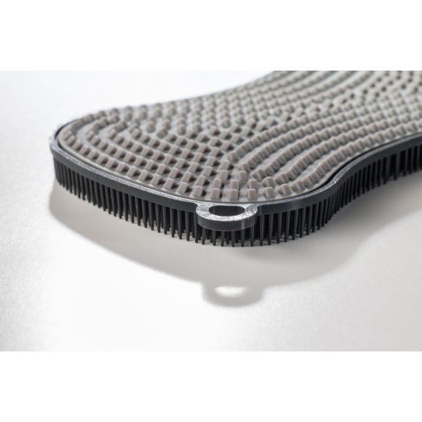 Koch Blume scrubby svamp w / hrda och mjuka sidan, gr