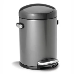 Simplehuman Retro Pedalspand 4,5 liter - Antraciet 