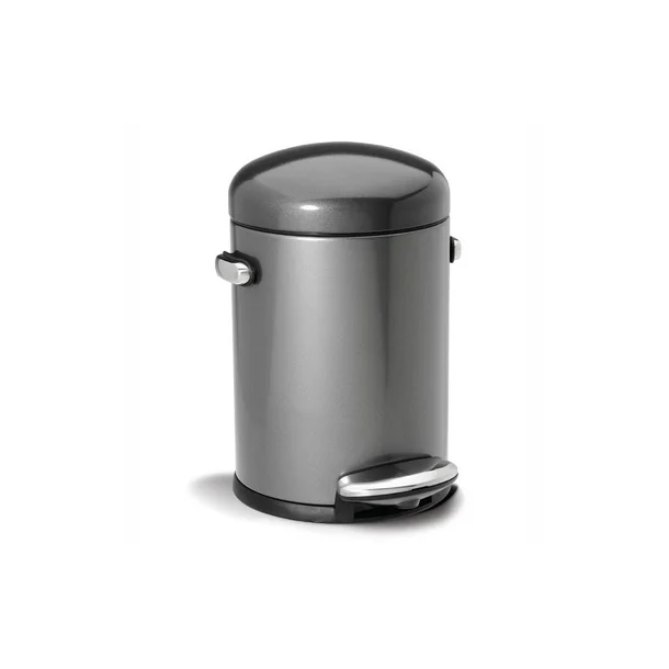 Simplehuman Retro Pedalspand 4,5 liter - Antraciet 